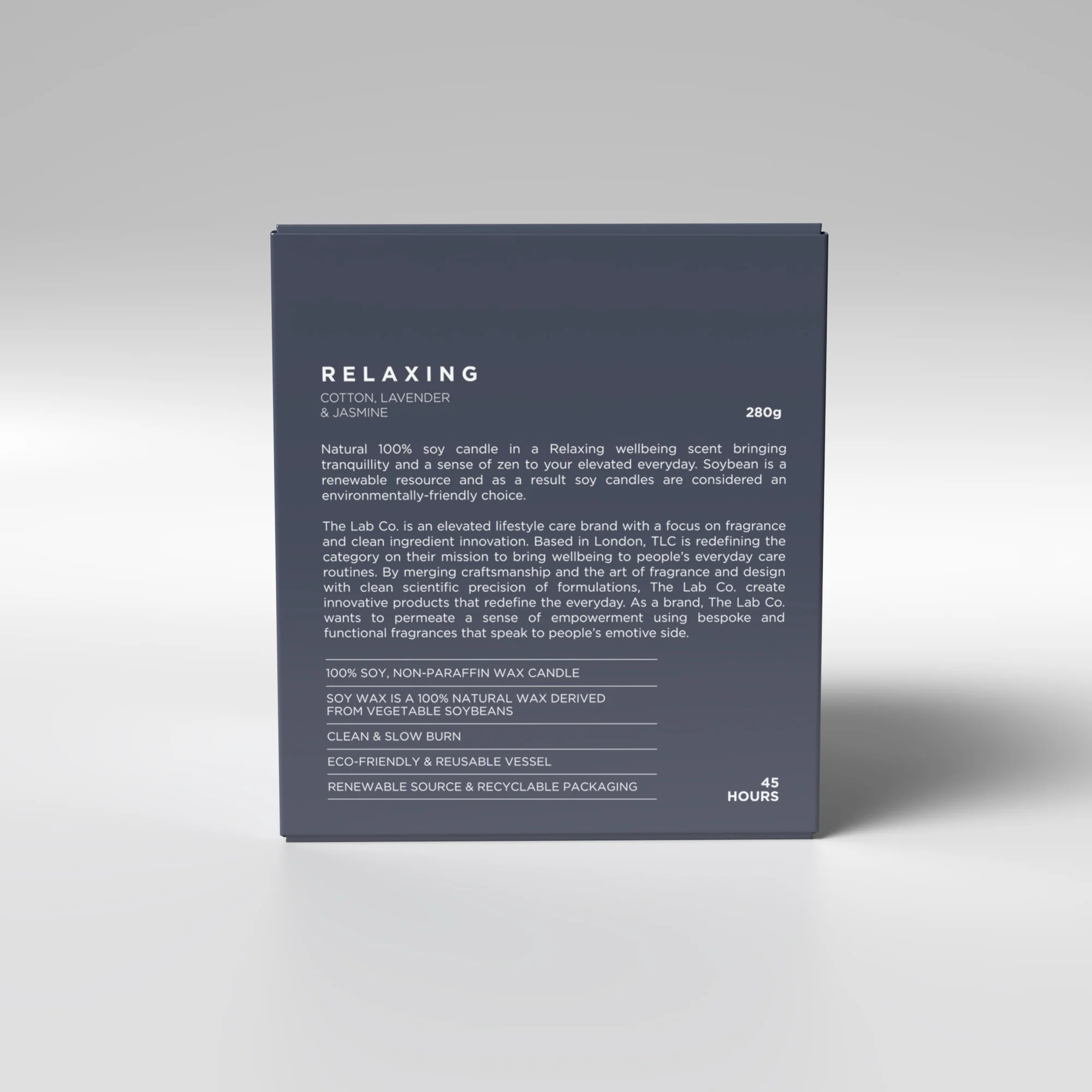 Relaxing 100% Soy Wax Candle 280g - Image 5
